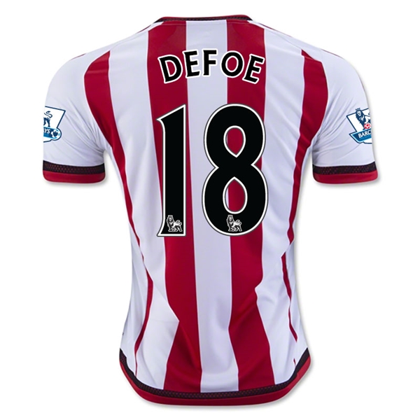 Sunderland 2015-16 DEFOE #18 Home Soccer Jersey